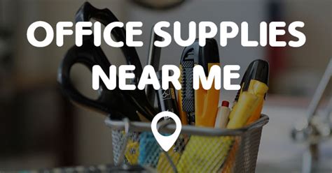 When you search for an "office supply store near me," we bet you expected to find the run-of-the mill paper store. . Offices supplies near me